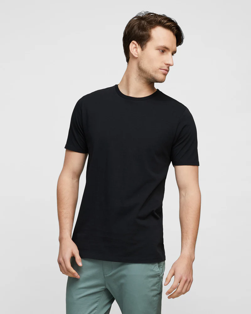 BabyBox Black Essential Crew Tee